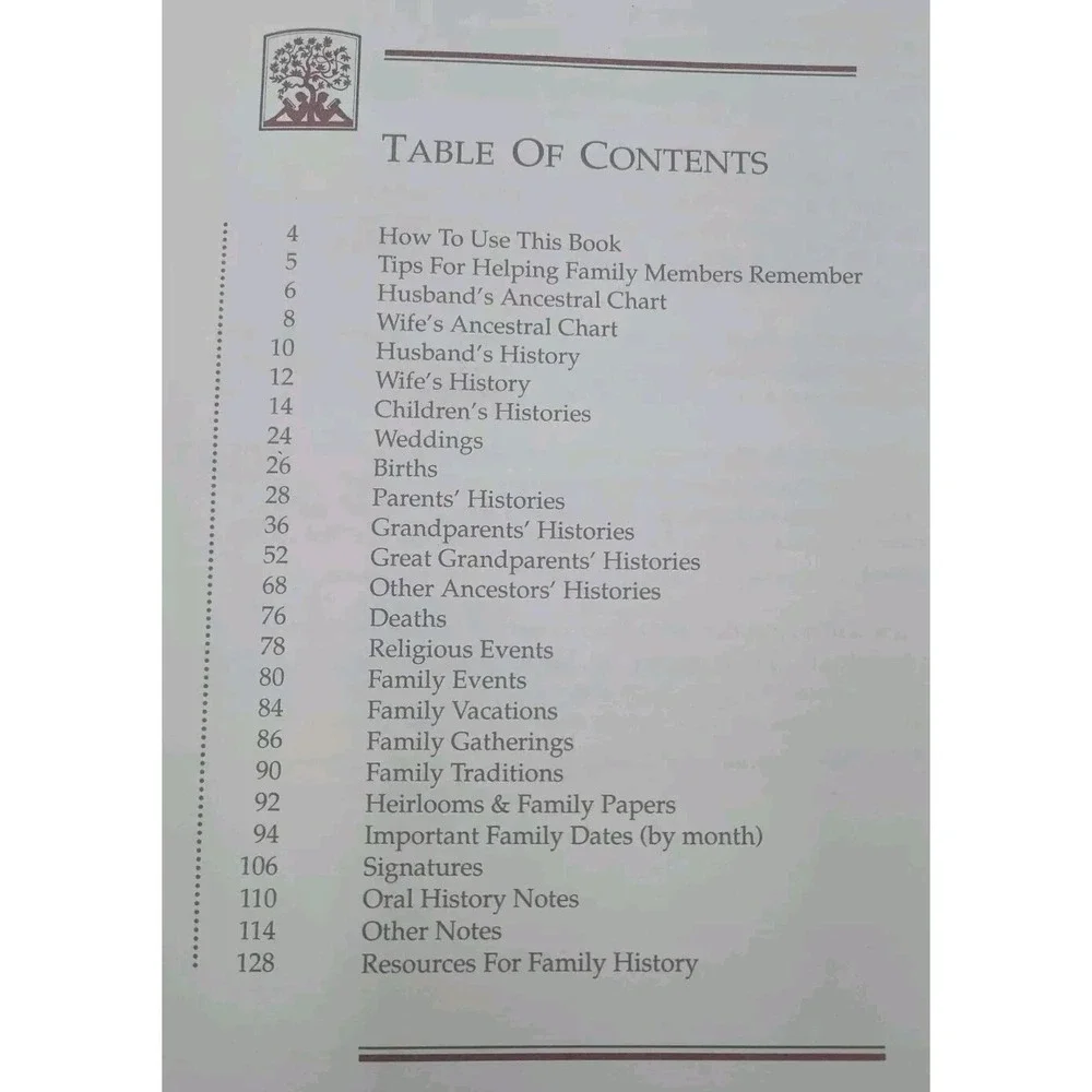 Never-Used 1990 Our Family‎ A HISTORICAL JOURNAL BOOK📸SEE PICS📸